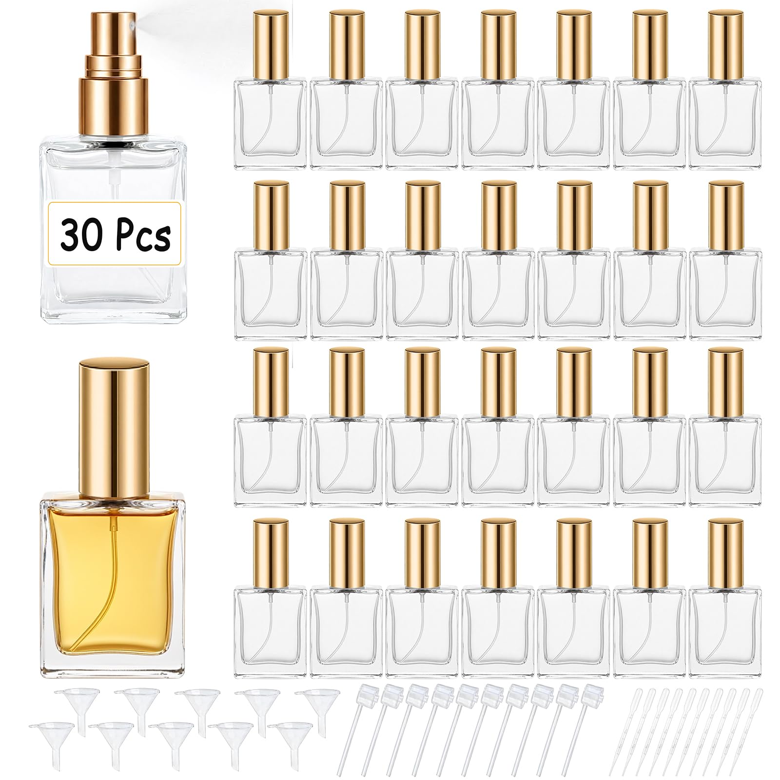 Perfume Fragrance Dispenser - Hoge kwaliteit 30 15ml glazen parfumspuitflessen