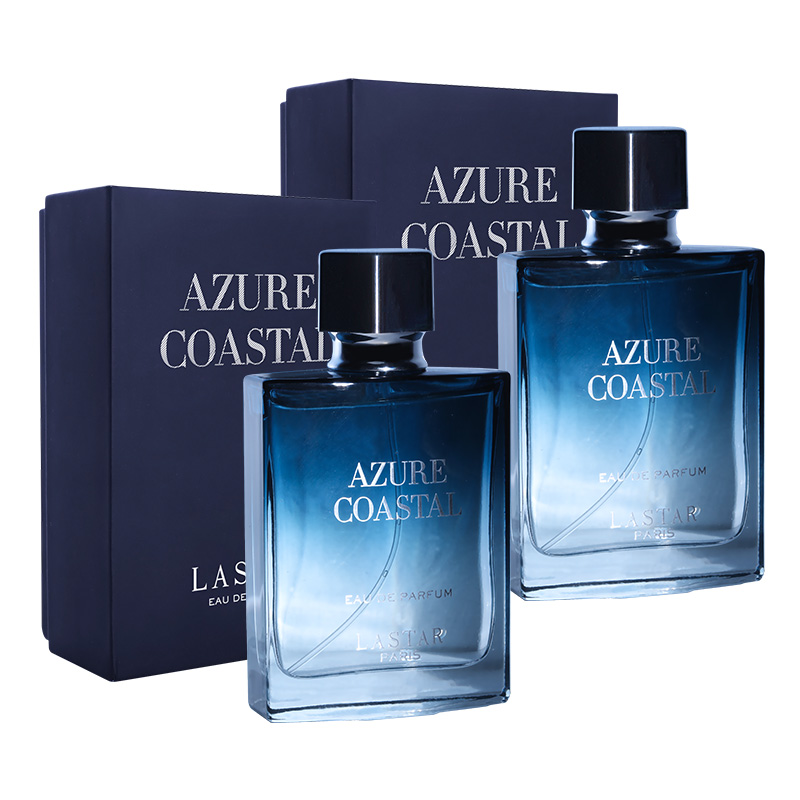 Perfume Fragrance Gift Set - LASTAR Herenparfum, Twee Flessen Totaal 100ml/3.38fl.oz,