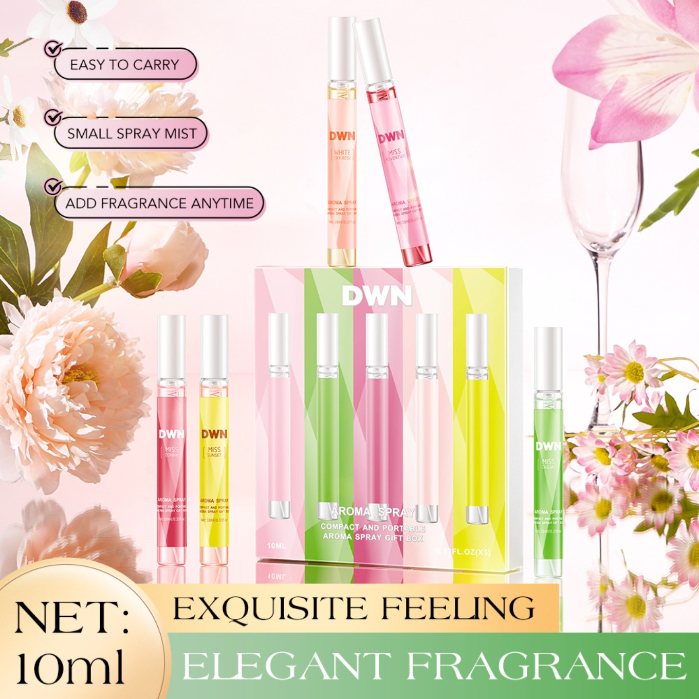 Perfume And Fragrance Are Same - 10ml Alcoholvrije geurmonsterset: dezelfde geur als