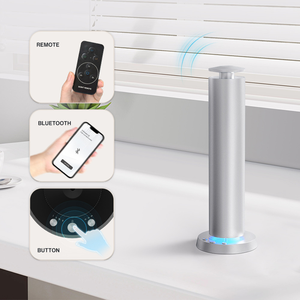 Perfume Fragrance Diffuser - Huisparfum Bluetooth Aroma Diffuser Batterij Metaal