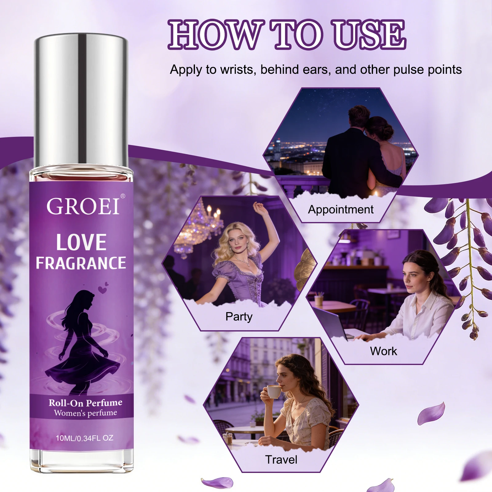 10ml GROEI Dames Roll-on Parfu - On Perfume & Fragrance Kota Bogor recensie en prijs