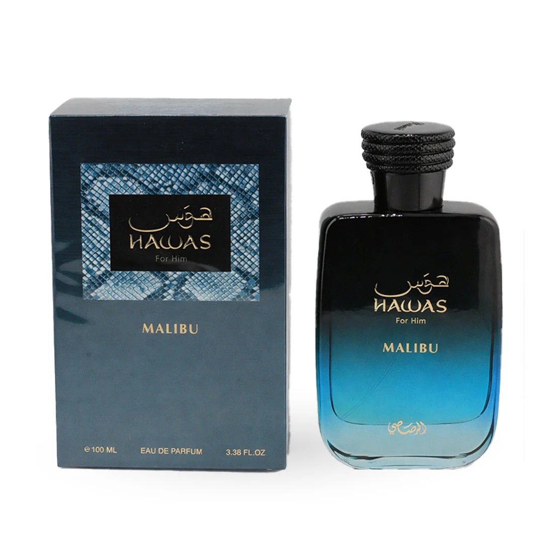 Rasasi Hawas Malibu For Him ED - Perfume Fragrance Blue recensie en prijs