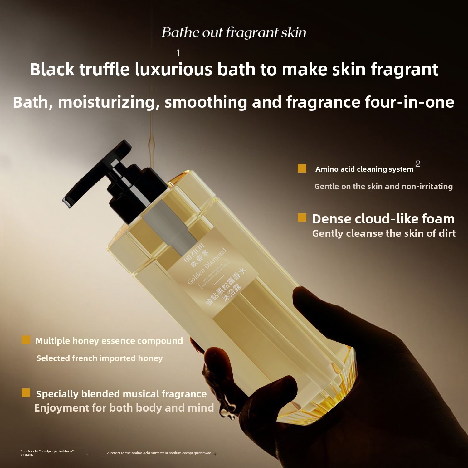 Gouden Diamant Zwarte Truffel  - Perfume Fragrance Shower Gel recensie en prijs