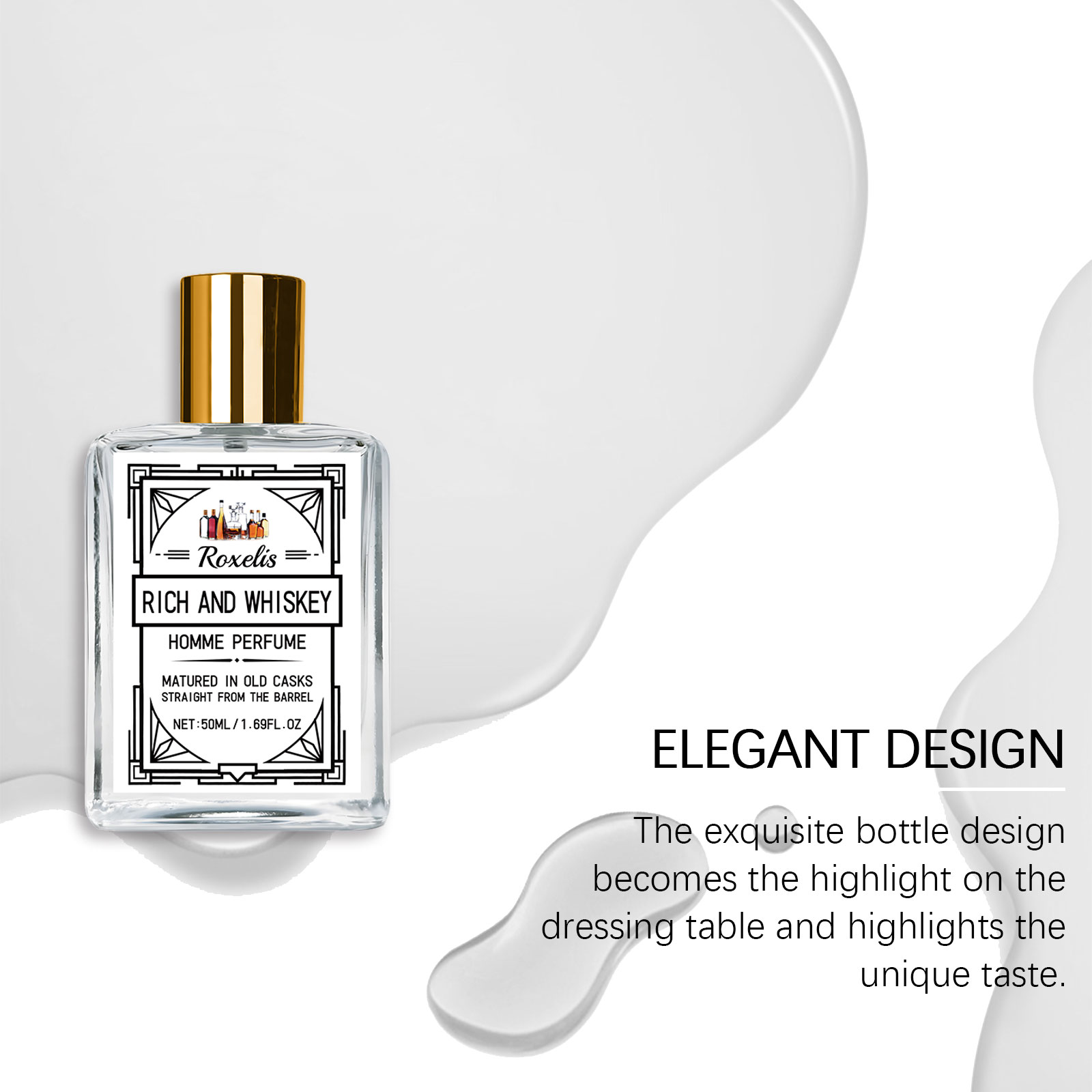Roxelis 50ml Charm Whisky Here - Perfume Alcohol Fragrance recensie en prijs
